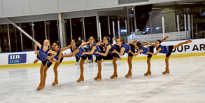 Skating in perfect harmony
