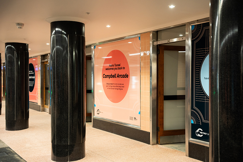 Campbell Arcade reopens after years-long Metro Tunnel closure