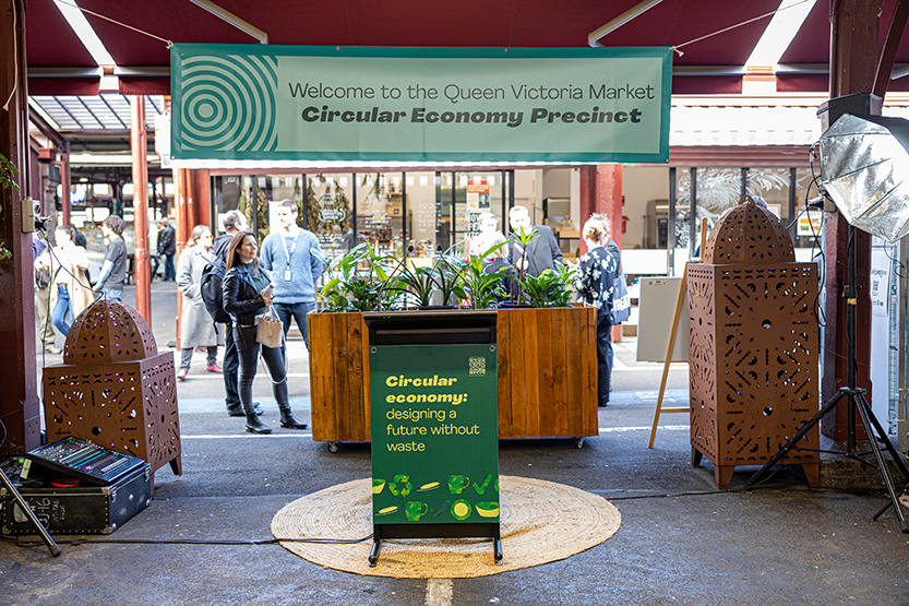 Circular economy hub gives new life to food waste at Queen Victoria Market