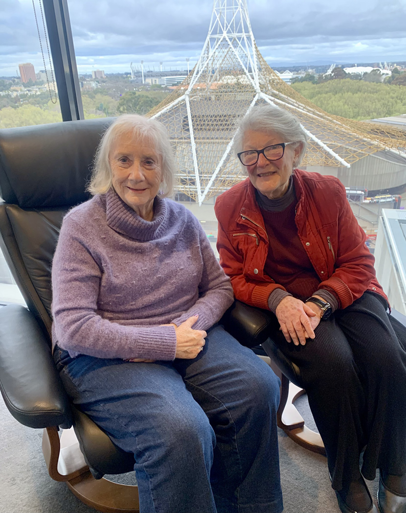Coula Pagagis and Judith Coghill