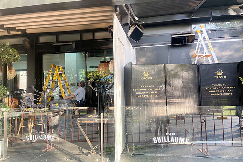 Man charged after allegedly hurling a Molotov cocktail at a Crown restaurant