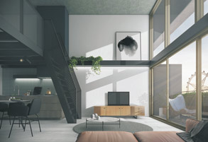 Pioneering loft-style apartments
