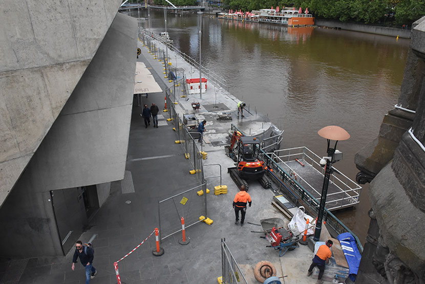 Southbank Promenade works to be completed “soon”