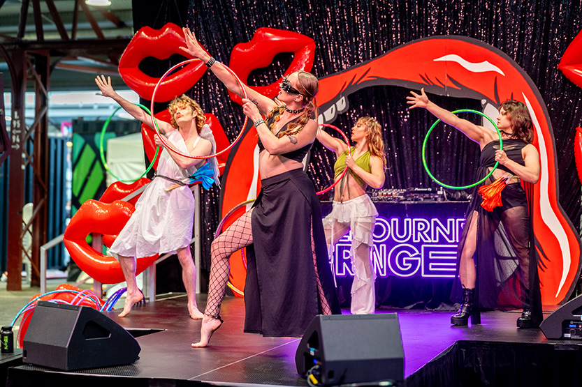 Street food, shopping and variety shows at QVM’s Fringe Flavours Night Market