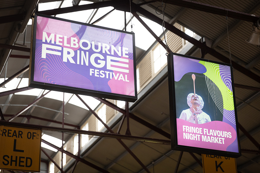 Street food, shopping and variety shows at QVM’s Fringe Flavours Night Market