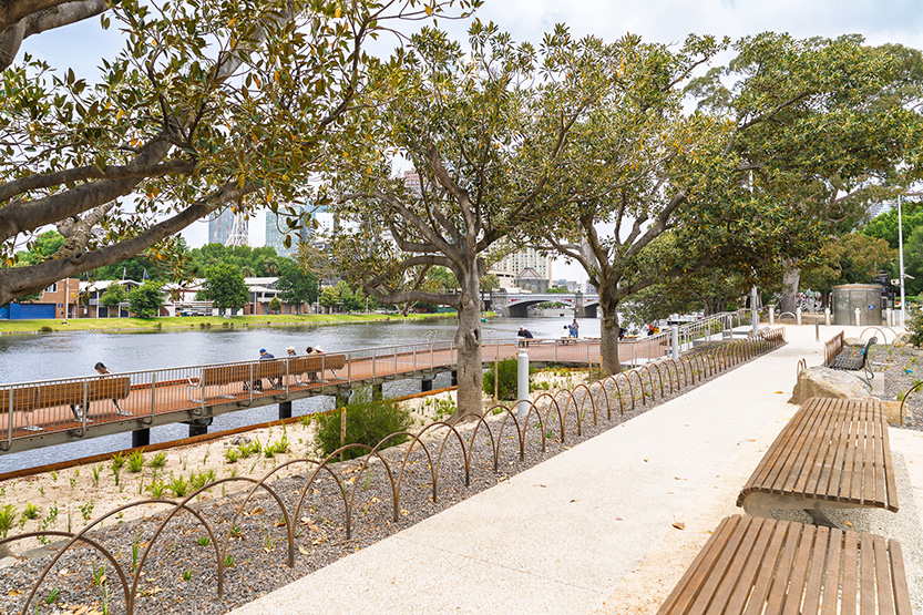 Greenline milestone: first stage opens at Birrarung Marr as the city’s signature river project edges forward