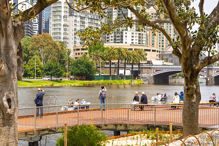 Greenline milestone: first stage opens at Birrarung Marr as the city’s signature river project edges forward