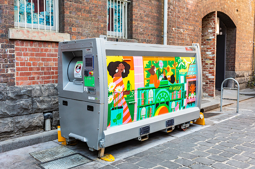 Mini waste compactors prove a big win for Melbourne’s laneways