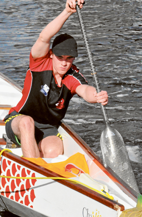 Rising dragon-boating star