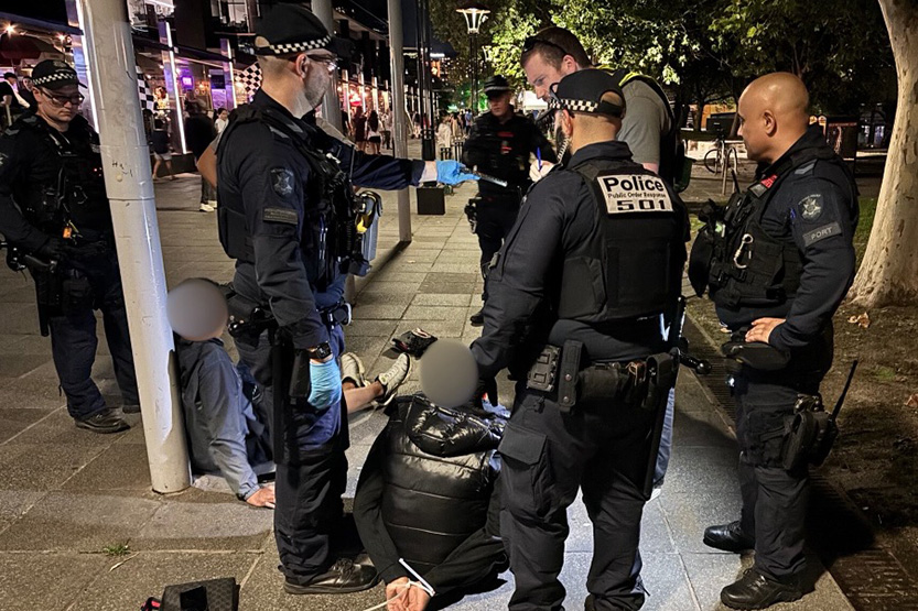 Moomba weapons arrest