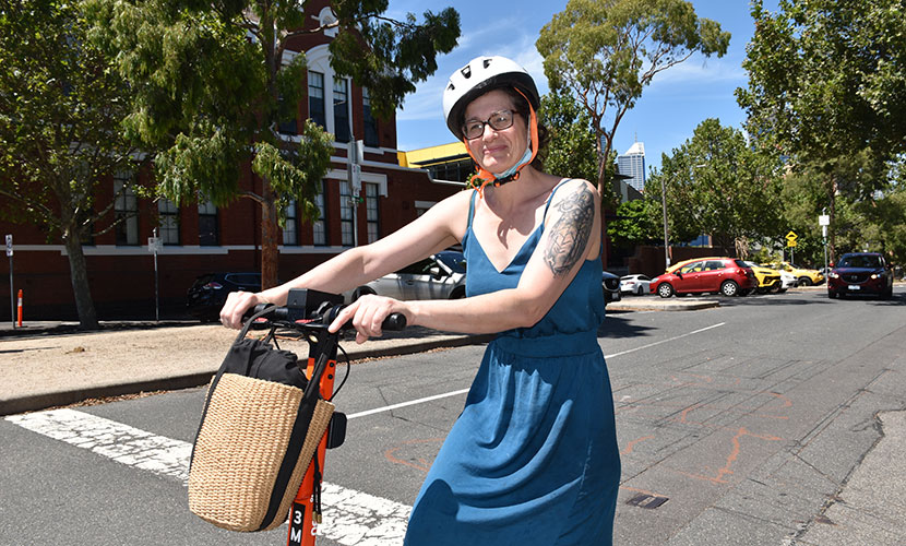 Police crackdown on scooters