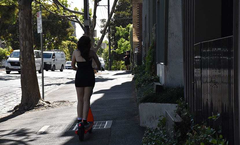 Police crackdown on scooters