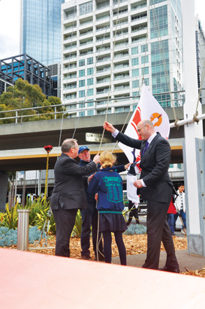 Melbourne Day ceremony