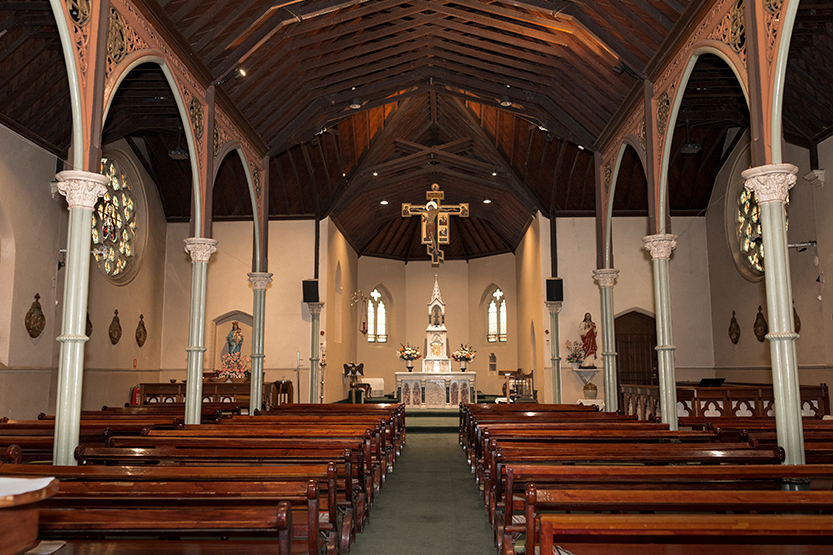 Old church welcomes young crowd