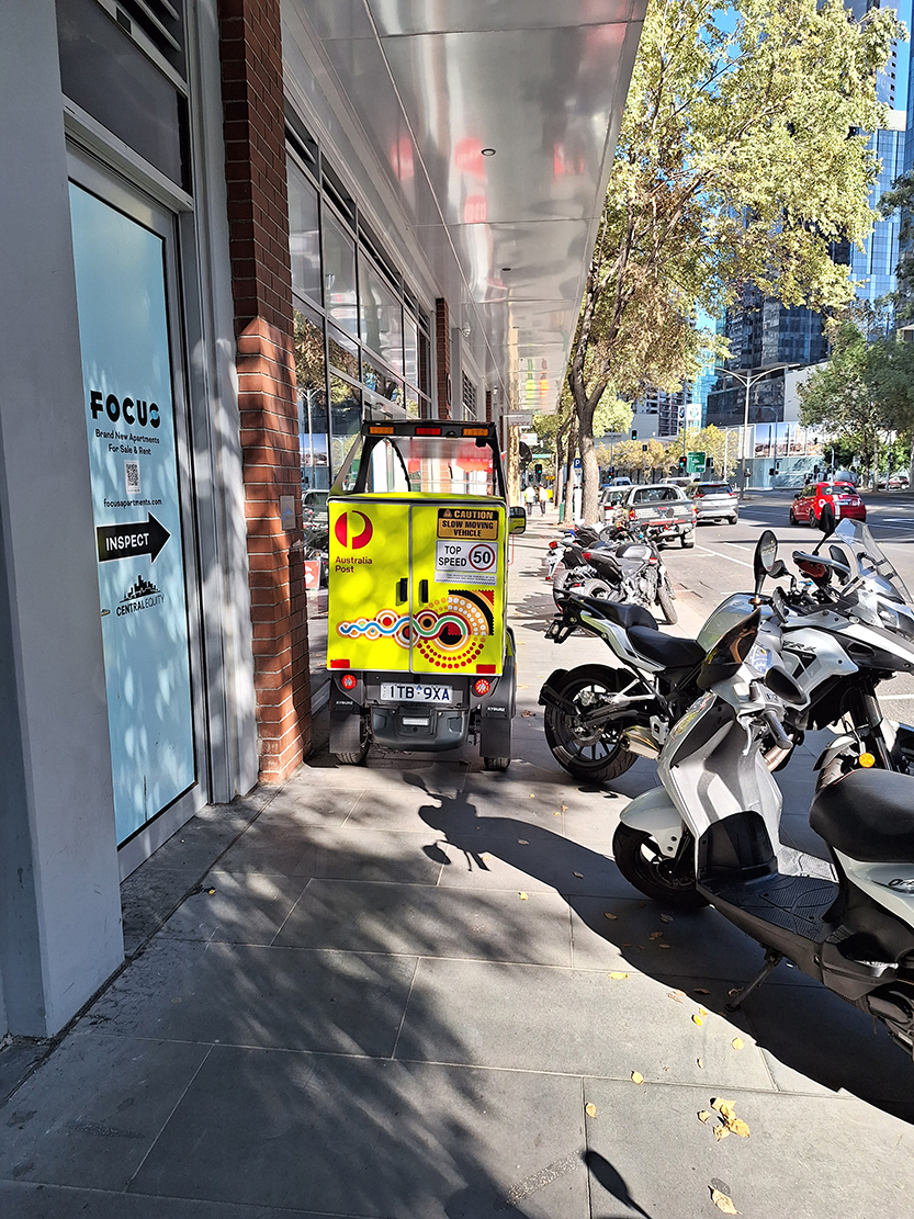 Calls grow to ban motorbikes parking on footpaths