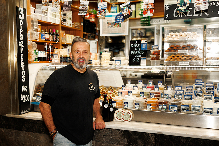 Market trader John Kikidis keeping it in the family