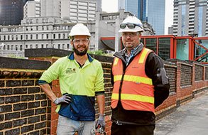 Heritage wall restored