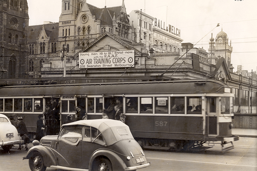Reminders of wartime looms over Princes Bridge
