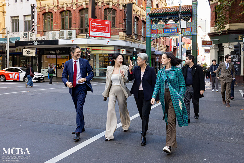 Penny Wong visits Chinatown as MCBA builds links between government, business and community