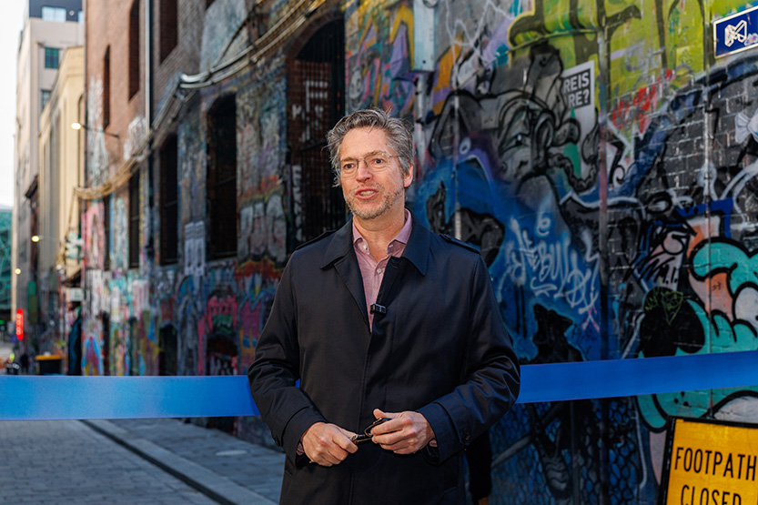 Hosier Lane back in action following accessibility upgrades