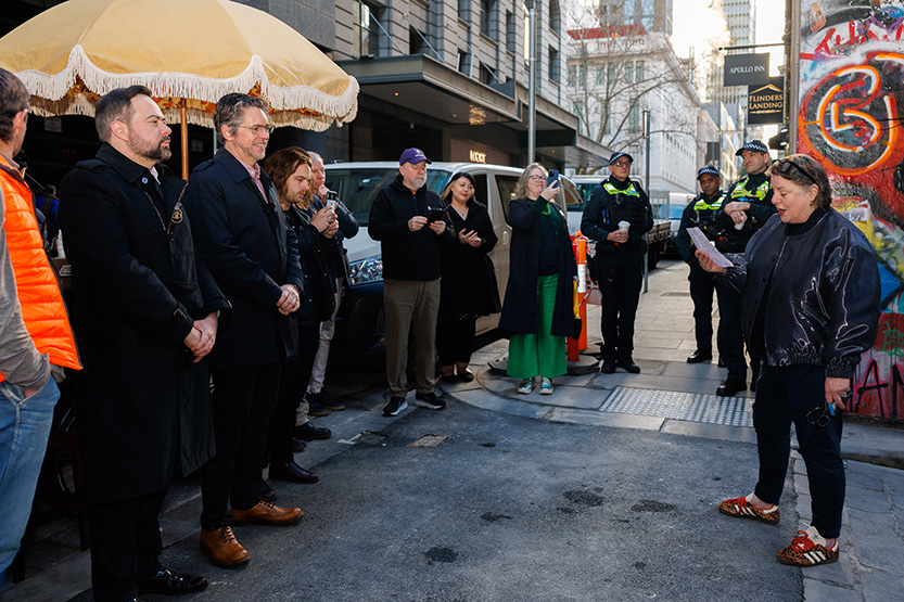 Hosier Lane back in action following accessibility upgrades