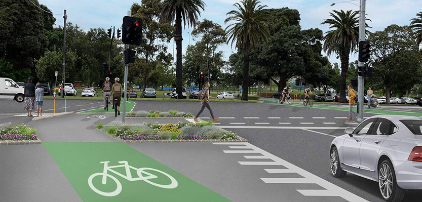 City of Port Phillip moves against “Shrine to Sea” bike lanes