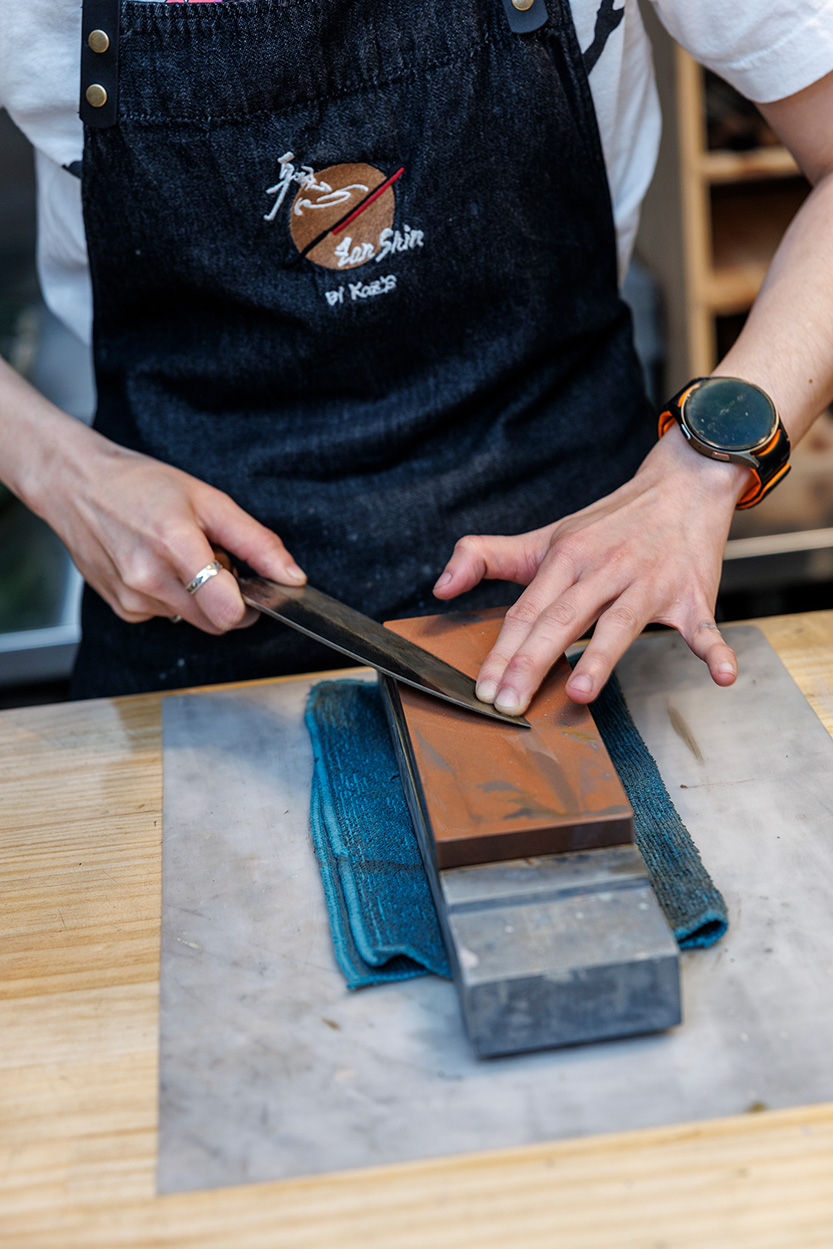 There’s happiness in a sharp, handmade blade