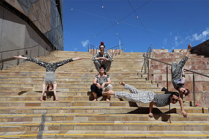 Acrobats take over!