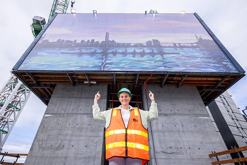 Young deaf artist recognised with “Gallery in the Sky”