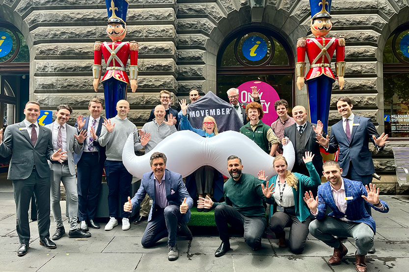 Mo doubt about it: Ray White Southbank raises funds for men’s health
