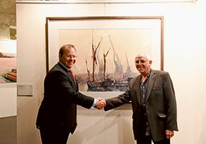 Ted wins art prize