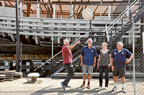 Tall ship’s tall tales on display