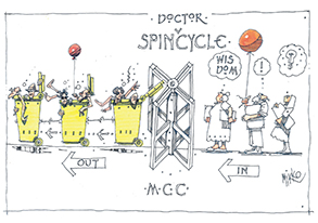 Revolving door for spin doctors