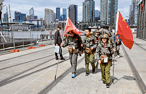 Scouts on tour