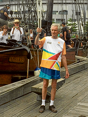 Baton honour for Hedley