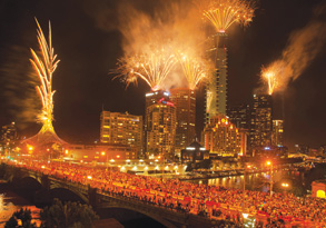 Fireworks to ring in new year