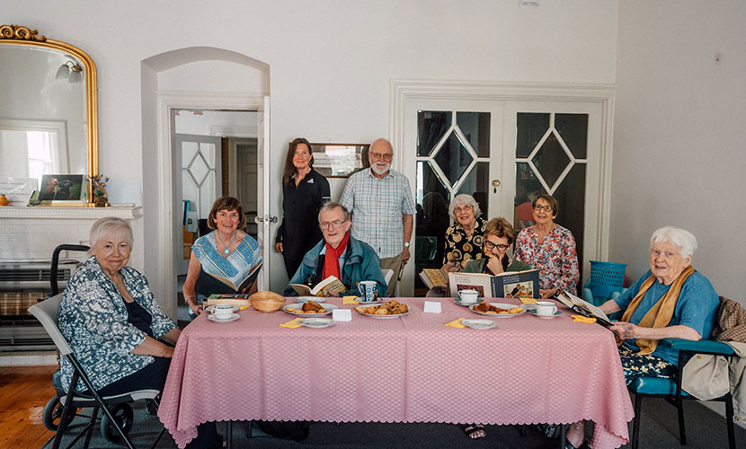 A community connected by a good book and tea