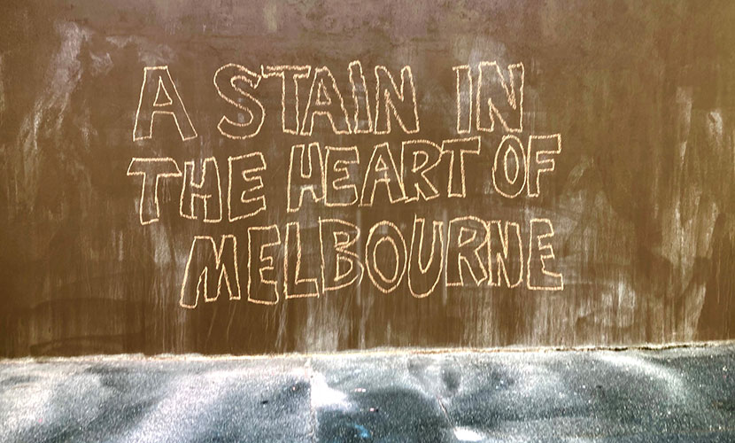 Elderly activist to face Magistrates Court over chalk graffiti at Park Hotel on nine-year anniversary of offshore detention