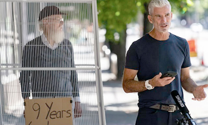 Elderly activist to face Magistrates Court over chalk graffiti at Park Hotel on nine-year anniversary of offshore detention