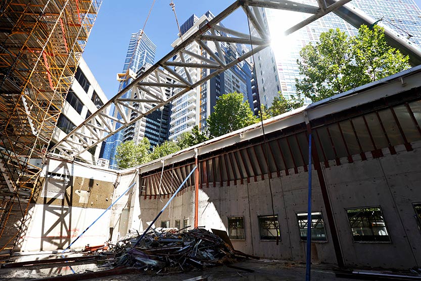 Community engagement and construction progress continues for Arts Precinct