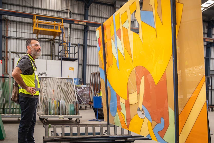 Heritage-inspired art for Anzac Station