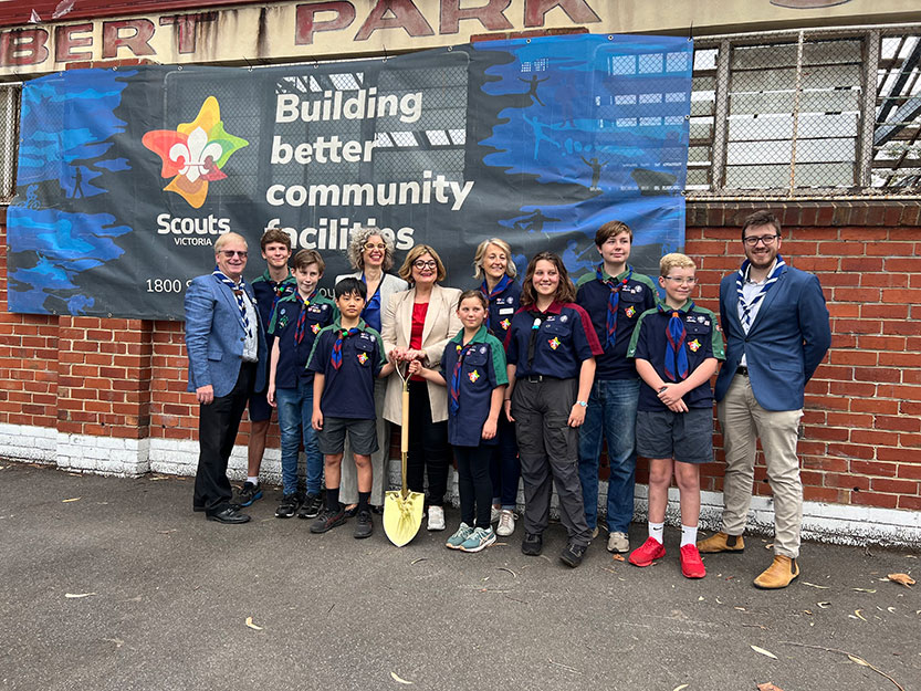 New lodgings for local scouts in Albert Park