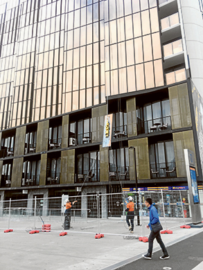 Sky-high window work