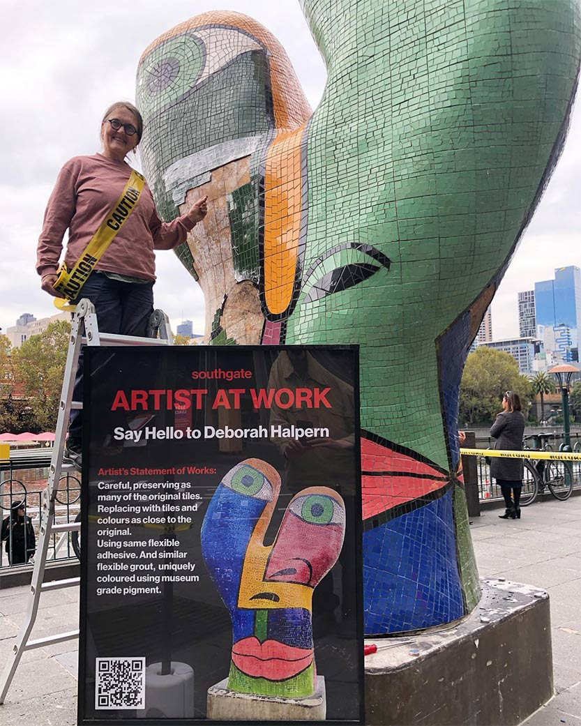 Artist Deborah Halpern reflects on Southbank icon, Ophelia