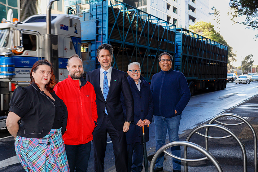 Livestock trucks to be removed from City Rd under 12-month trial