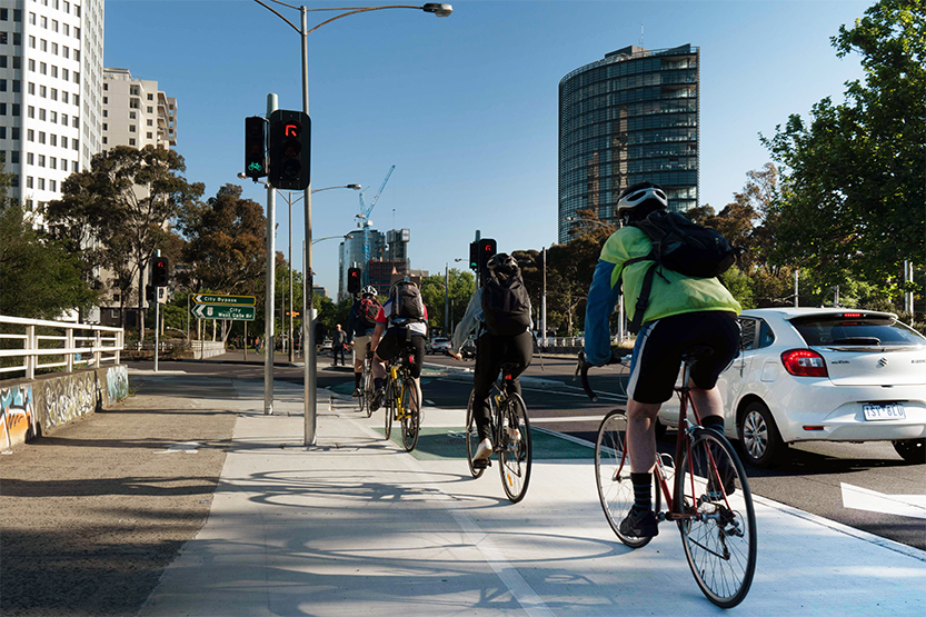 A win for active transport: St Kilda Rd bike lanes now complete 