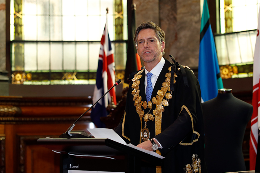 Nick Reece sworn in as Melbourne’s Lord Mayor