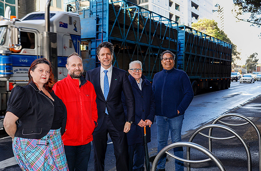 Livestock trial commences through Citylink tunnels