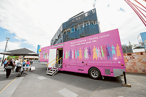 BreastScreen van comes to Docklands