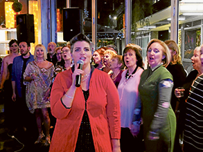 Singing my way to new friends
